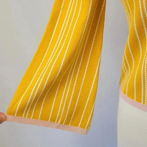 Dolan Anthropologie Stripe & Houndstooth Sweater Size XS - Picture 10 of 15